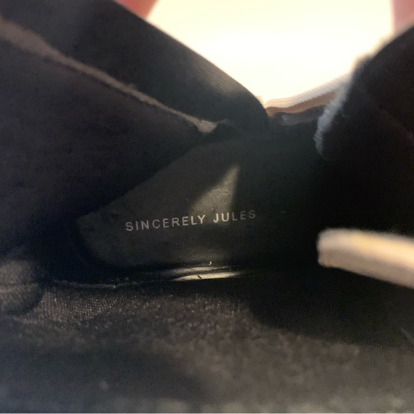 Sincerely Jules Boots Women’s Harley Platform Combat Cream Leather Size 8.5 - Picture 12 of 13